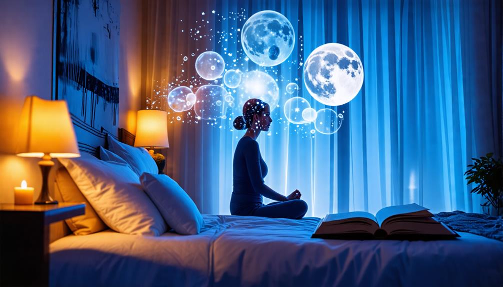 setting clear intentions to manifest before sleep