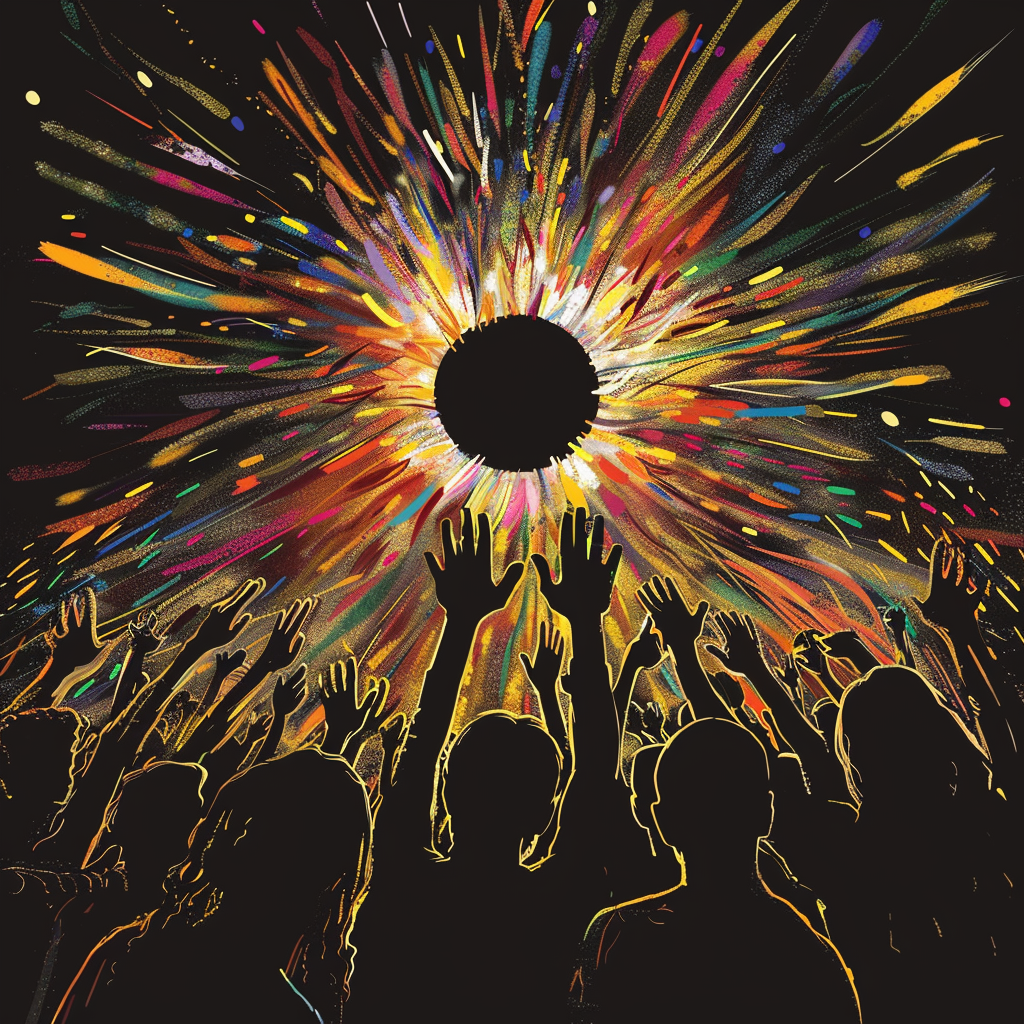 a collective manifestation event during a solar eclipse