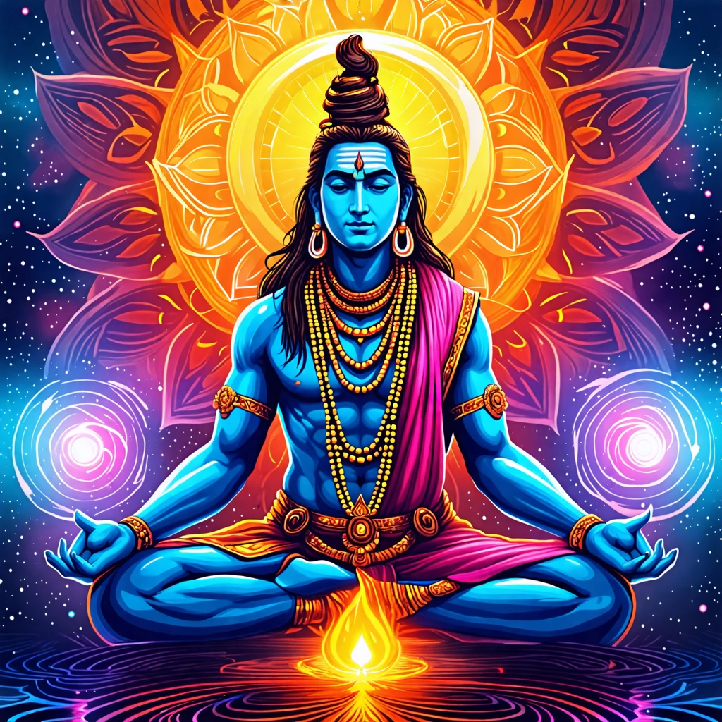 lord shiva and meditation