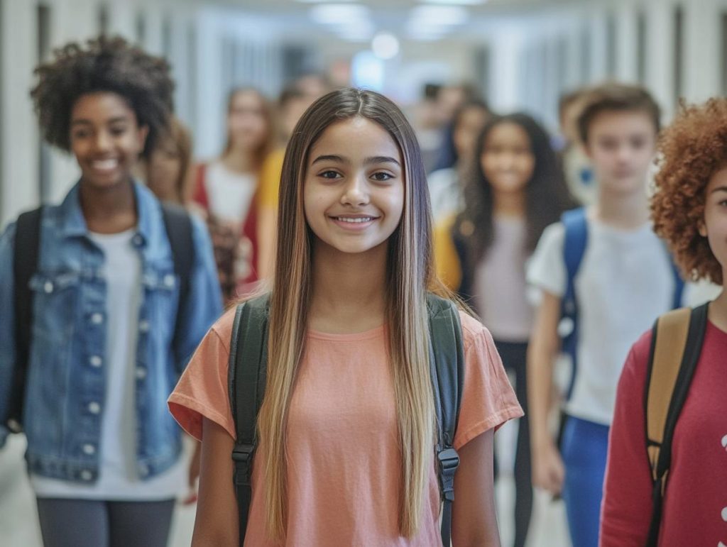 A diverse group of students showcasing their unique cultural fashion elements