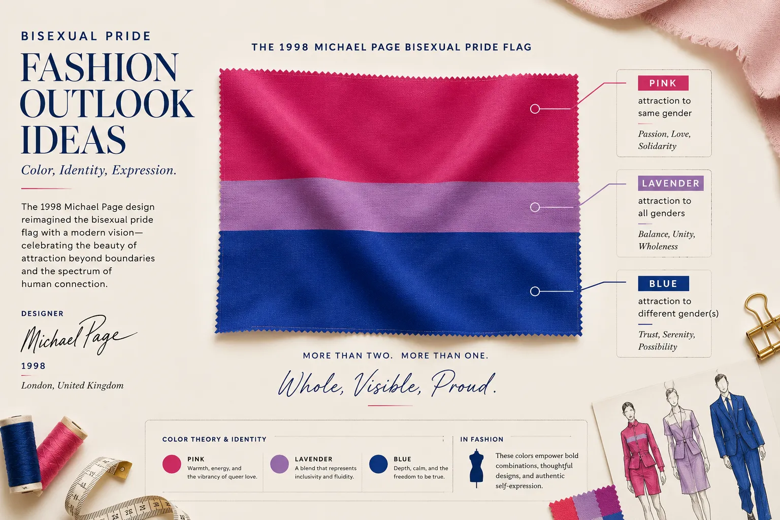 Bisexual Flag Colors and What They Represent